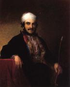 Asher Brown Durand Portrait of Isaac Edrebi of Morocco oil painting reproduction